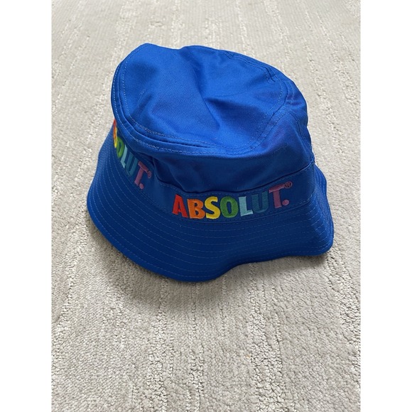 Absolut Vodka‎ Rainbow Blue OSFM Bucket Hat - Picture 1 of 6